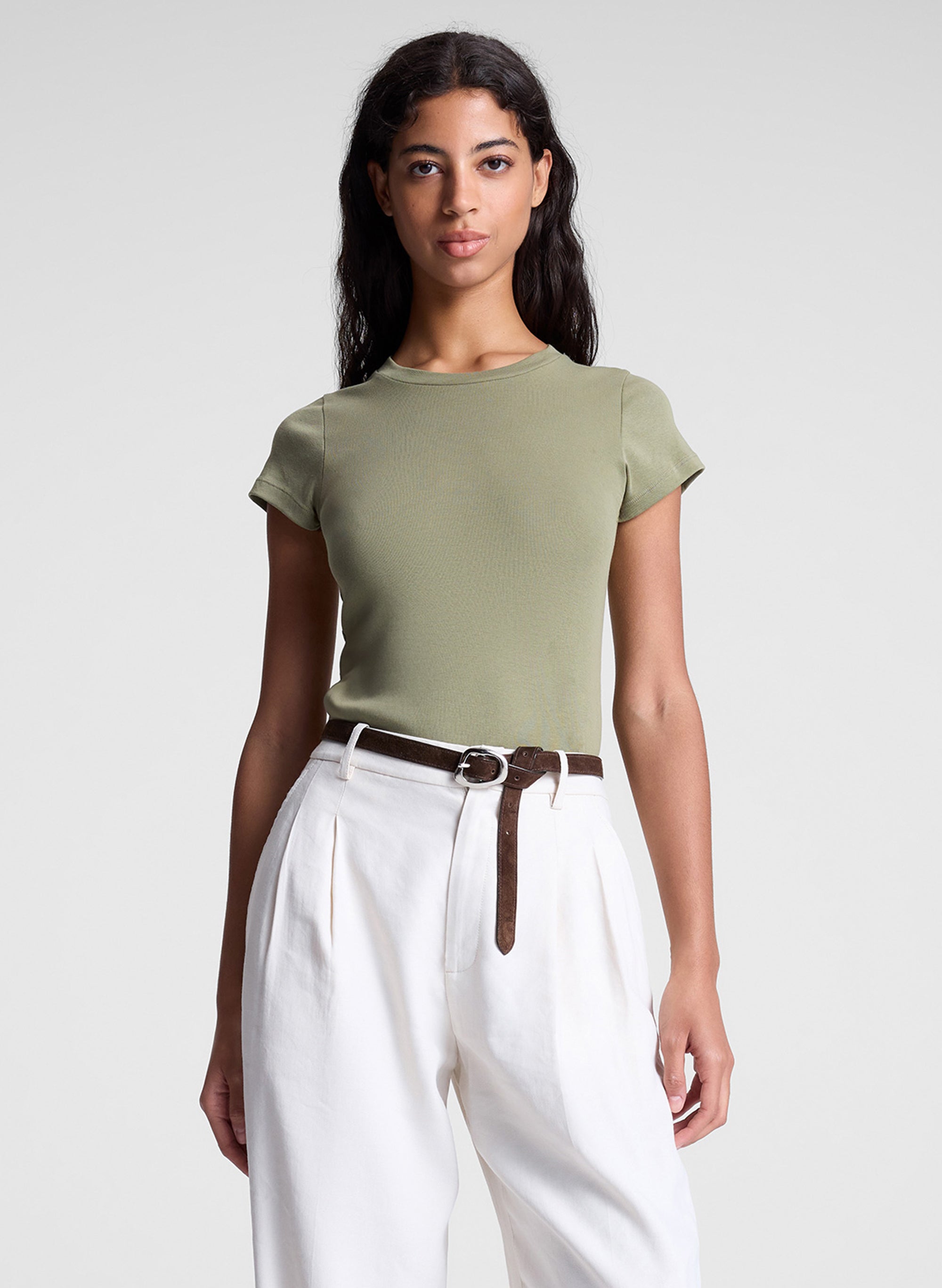 Avery Cotton Rib Baby Tee