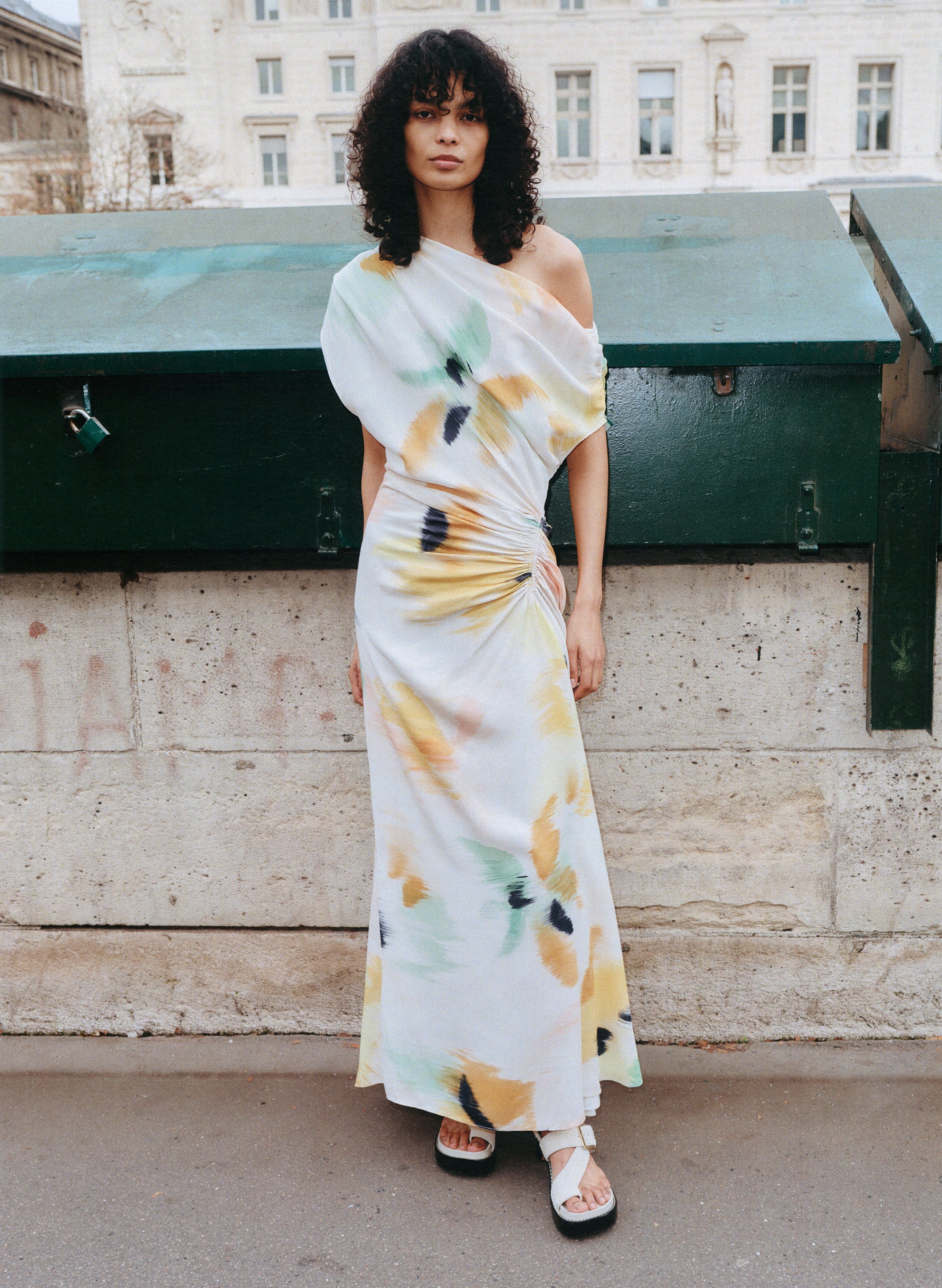 Penny Satin Maxi Dress
