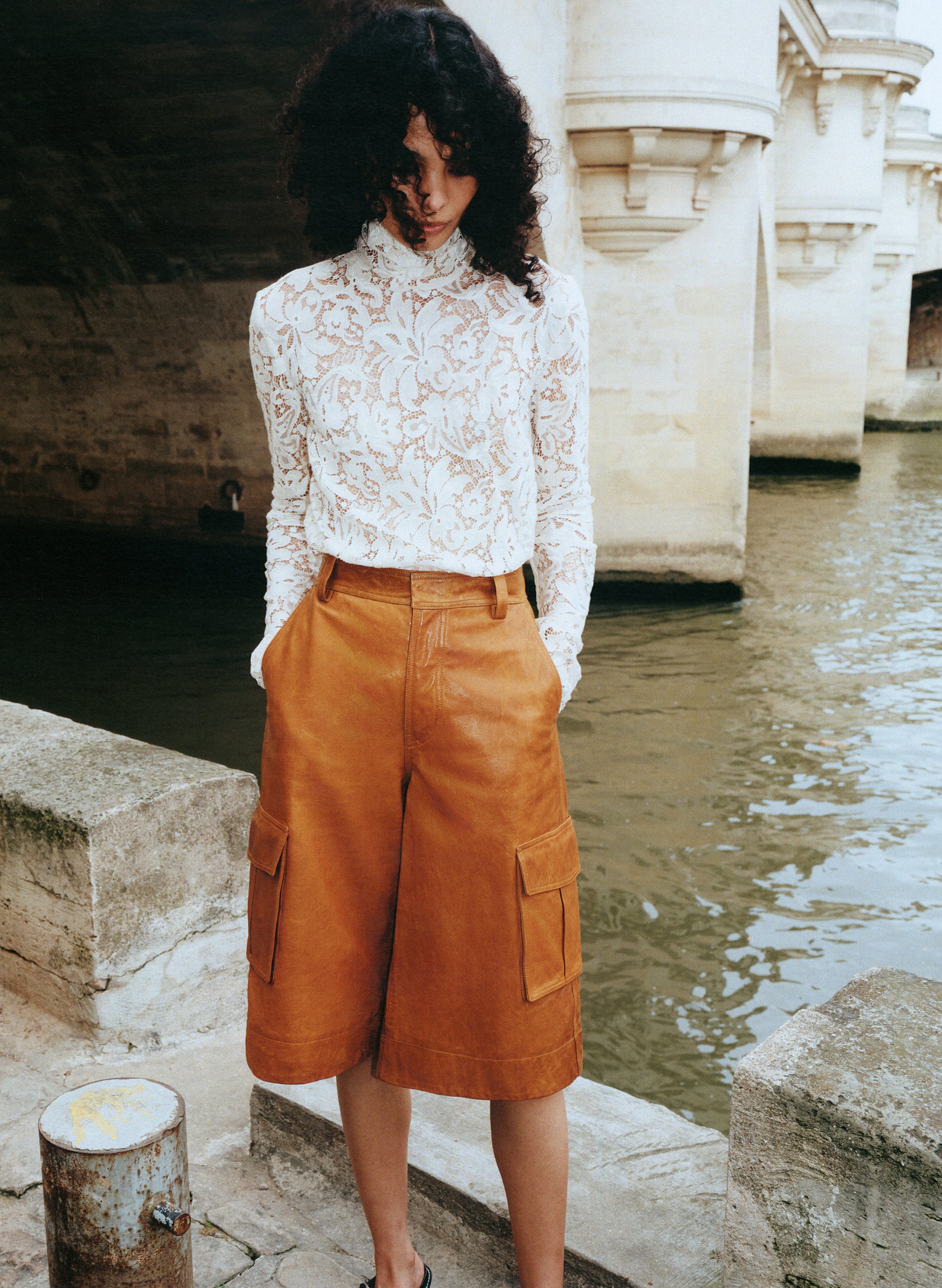 Toby Leather Short