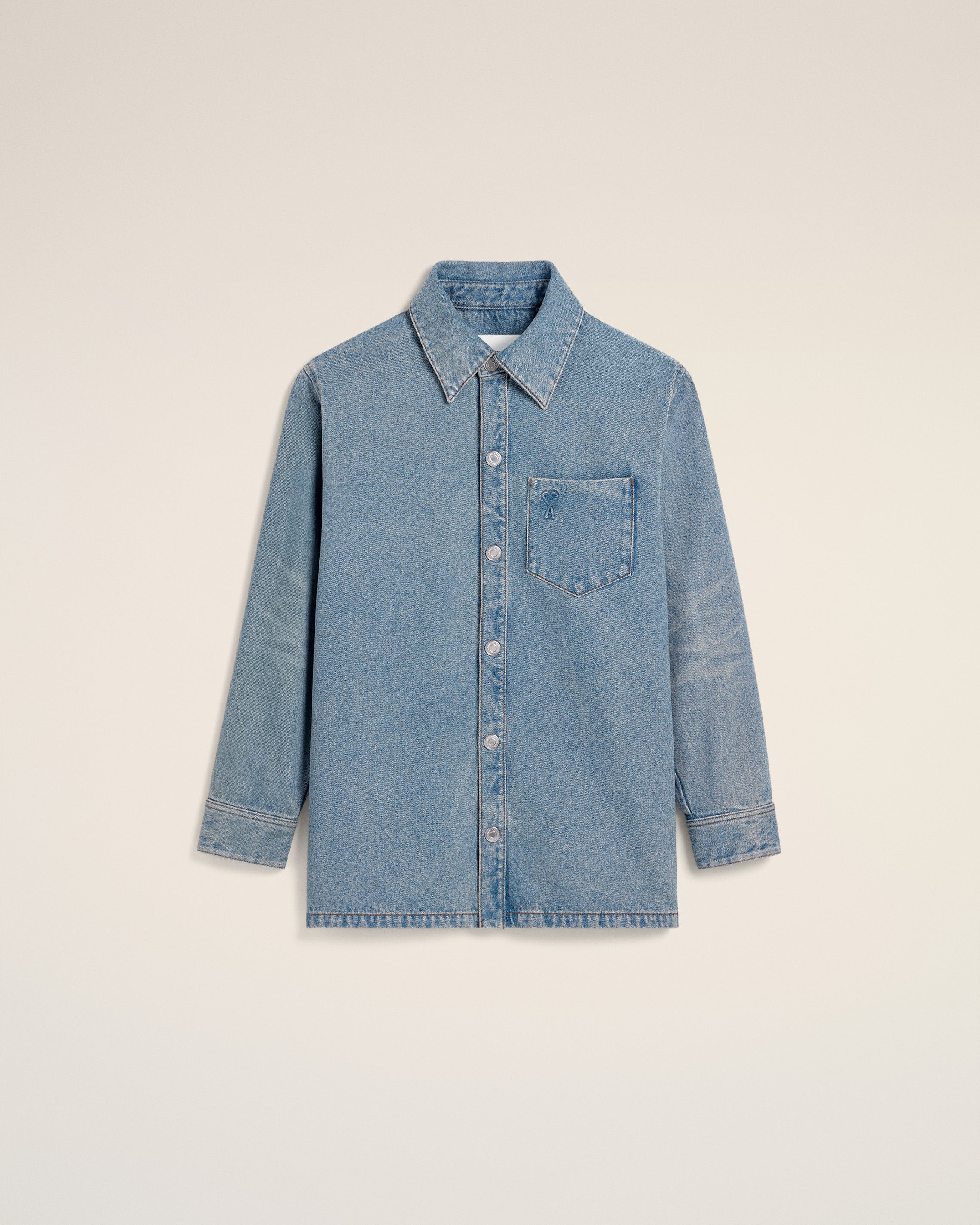 Blue Cotton Ami de Coeur Overshirt