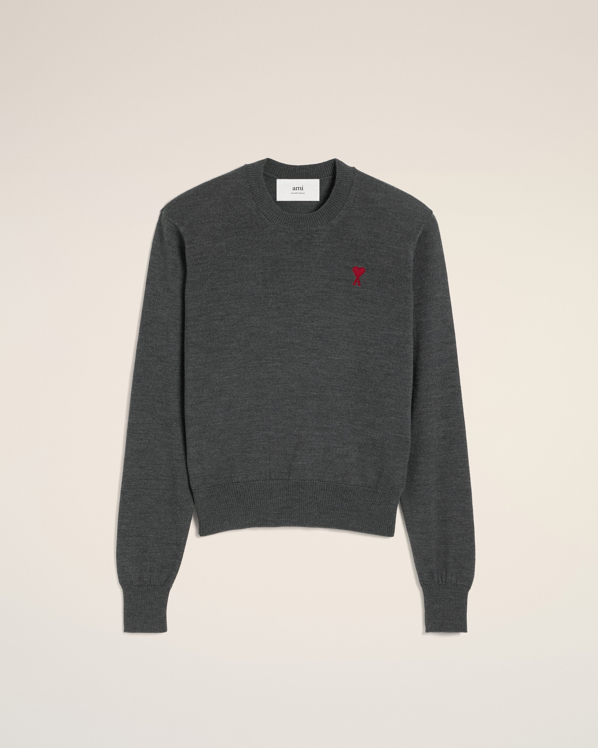 Red Ami de Coeur Crew Neck Sweater