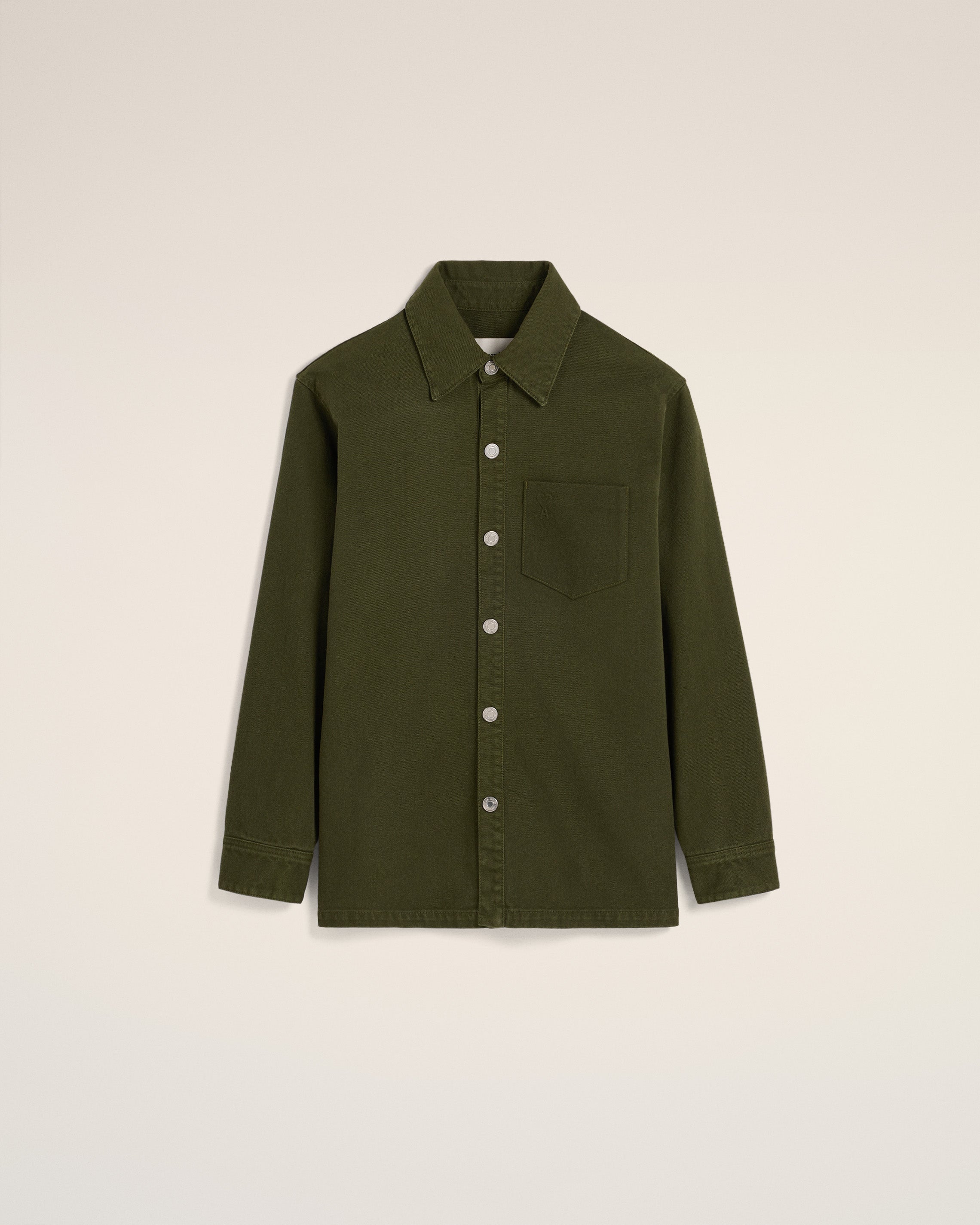 Green Cotton Ami de Coeur Overshirt