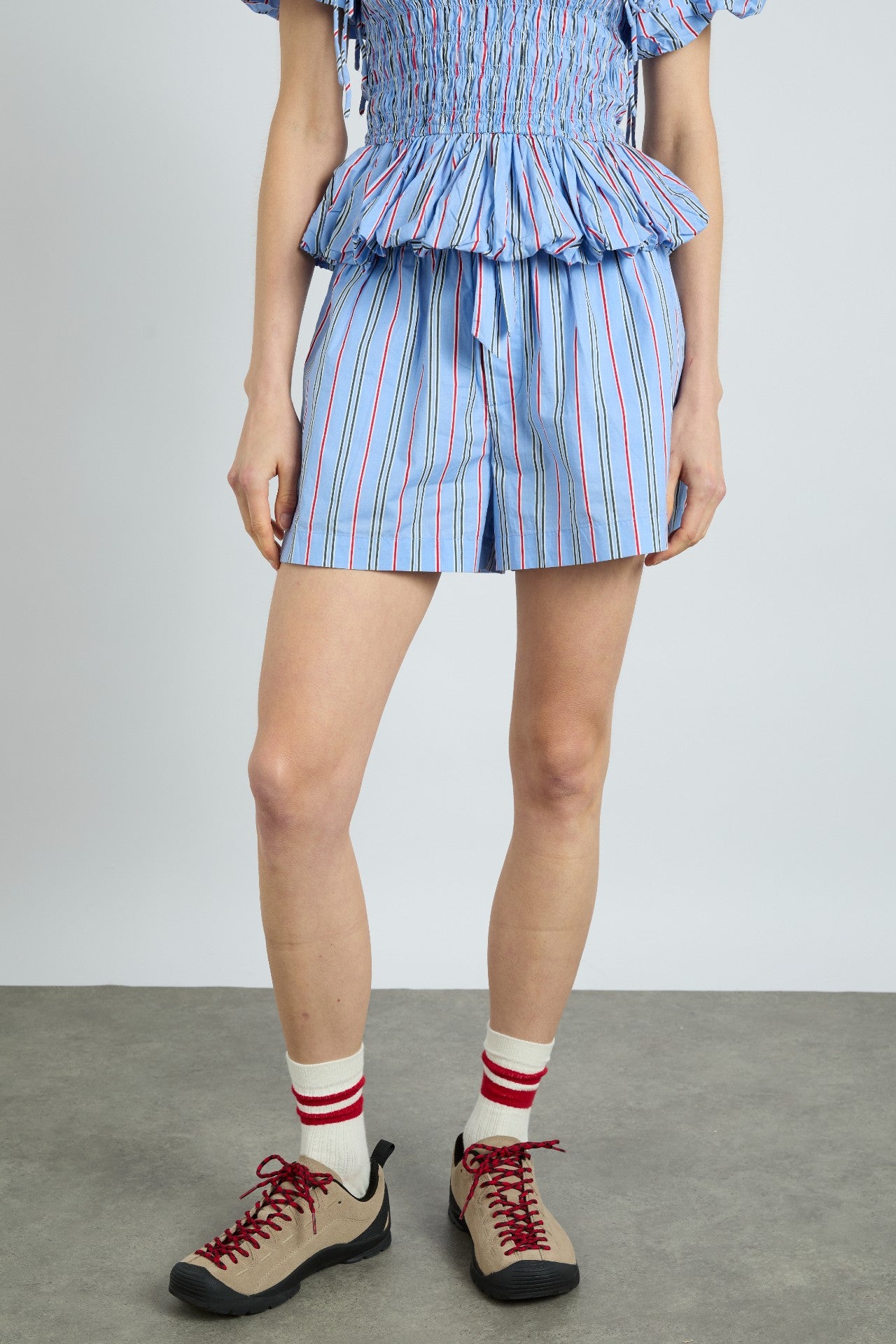 krissy boxer - bold blue stripe